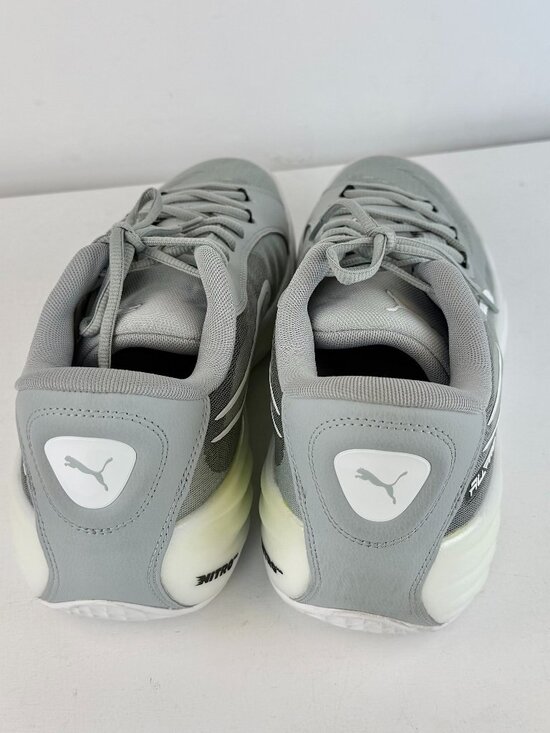 Men\'s 11.5 - Puma ALL Pro Nitro Team Gray Canvas Basketball Shoes - 379081-05 main image 4